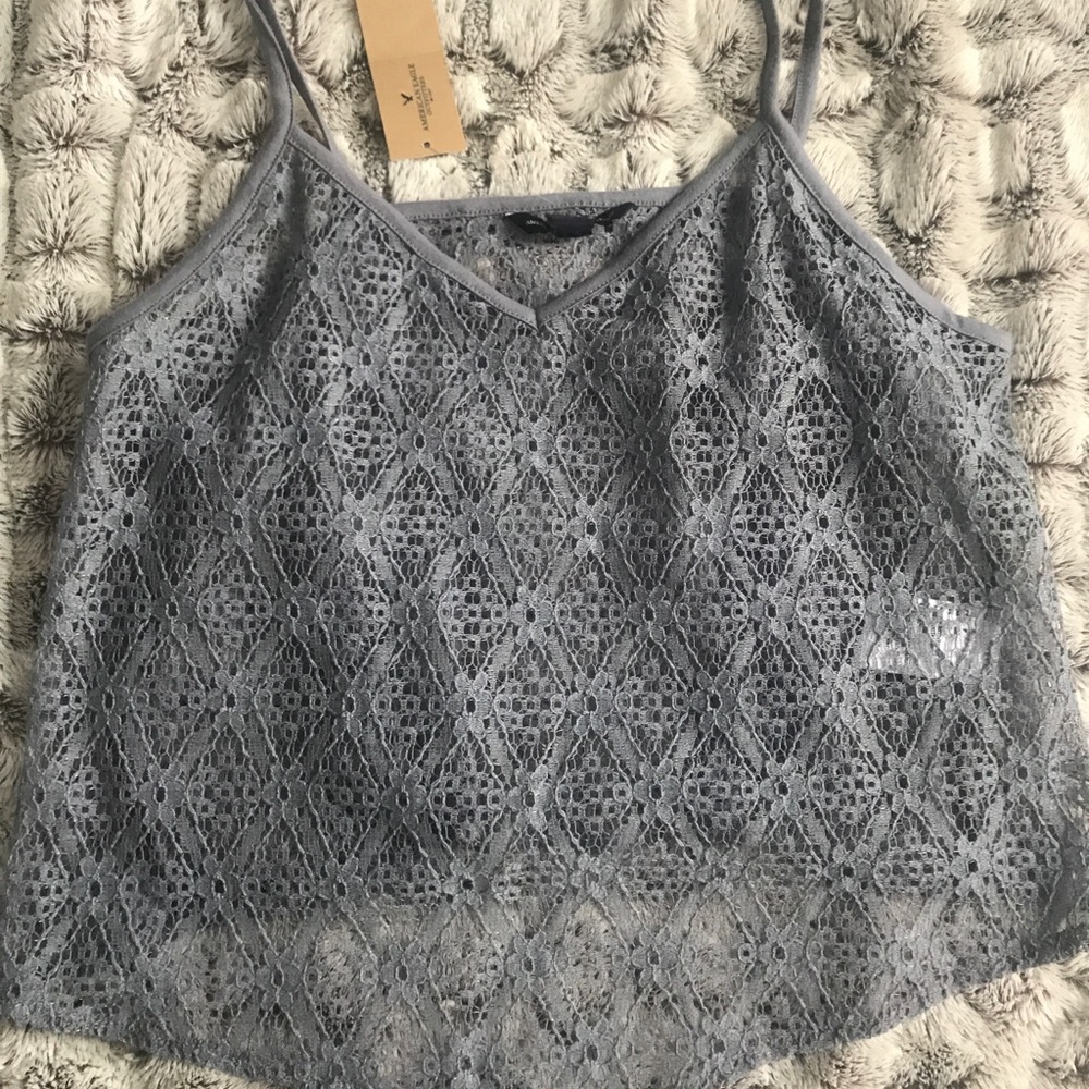 American Eagle flowy crop top